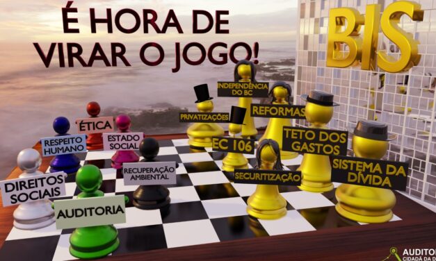 É hora de virar o jogo! Conheça e divulgue o material da Campanha da Auditoria Cidadã da Dívida – ACD! #ÉHORAdeVIRARoJOGO